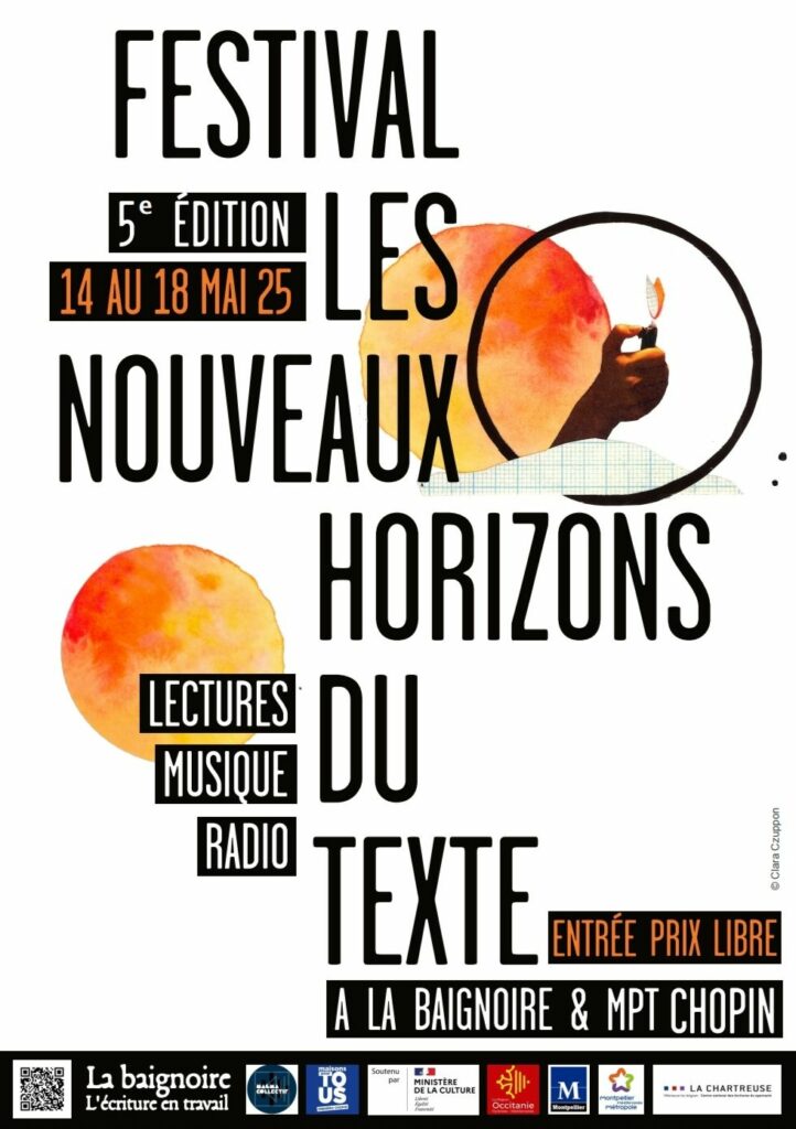 visuel festival Les nouveaux horizons du texte